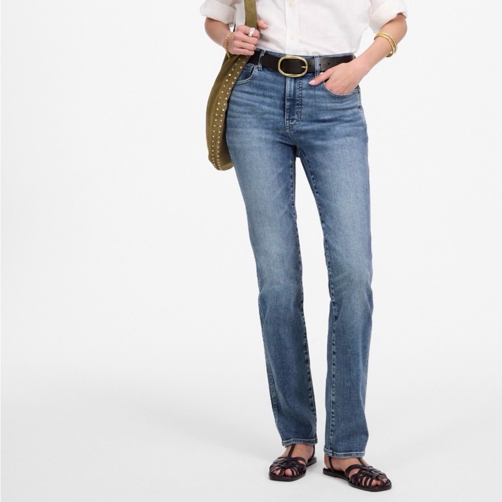 Madewell Straight Leg Denim Jeans in Blue size 31